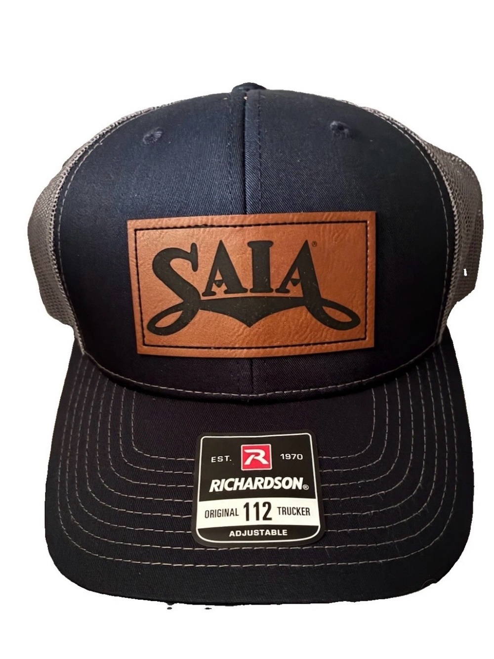 Saia Black & Brown Trucker Hat by Richardson